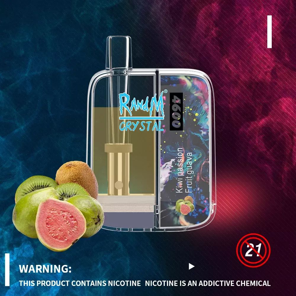 RandM 4600 Crystal - Kiwi Passion Fruit Guava (5% nic)