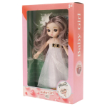 Кукла Классическая-мини 25см, коробка платье-белое 921