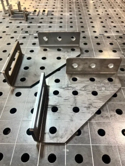 Угол внутренний 210х210х60, оснастка для сварочного, монтажного стола