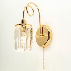 Citilux Синди CL330312 Бра хрустальное с выключателем Золото