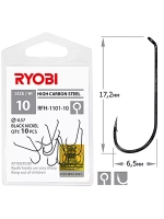 Крючок рыболовный RFH-1101 №02 ( 2 упк по 10шт)