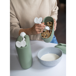 Контейнер для хранения продуктов  HOT STUFF L Organic зеленый Koziol