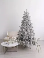 Заснеженная елка «Аляска» GT (Литая хвоя) 210 см / 2,1 м