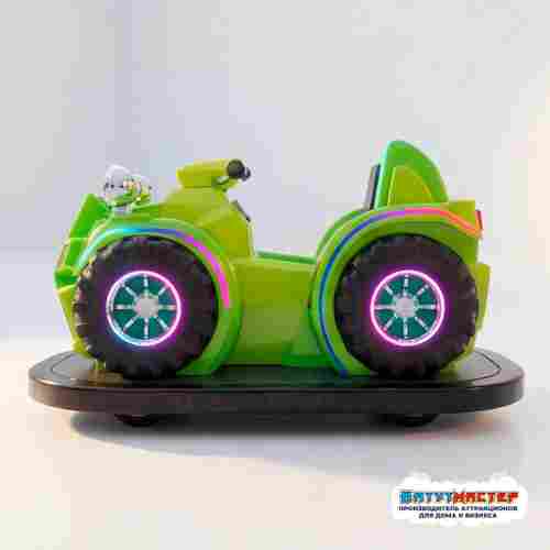 Электробампер «Зелёный Турбо» для автодрома, современная подсветка