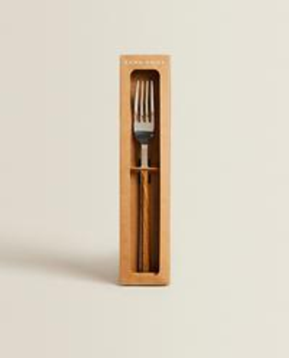 Zara Home набор столовых приборов из нержавеющей стали, цвет коричневый, 21 см · 2210/301