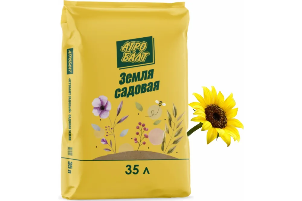 Агробалт САДОВАЯ ЗЕМЛЯ 35 л Закупка М51 январь/февраль 2026