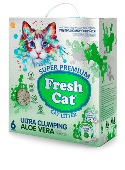 Наполнитель Fresh Cat Алоэ вера
