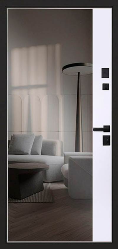 Входная дверь 1053 с зеркалом