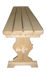 Скамейка из липы 1 м