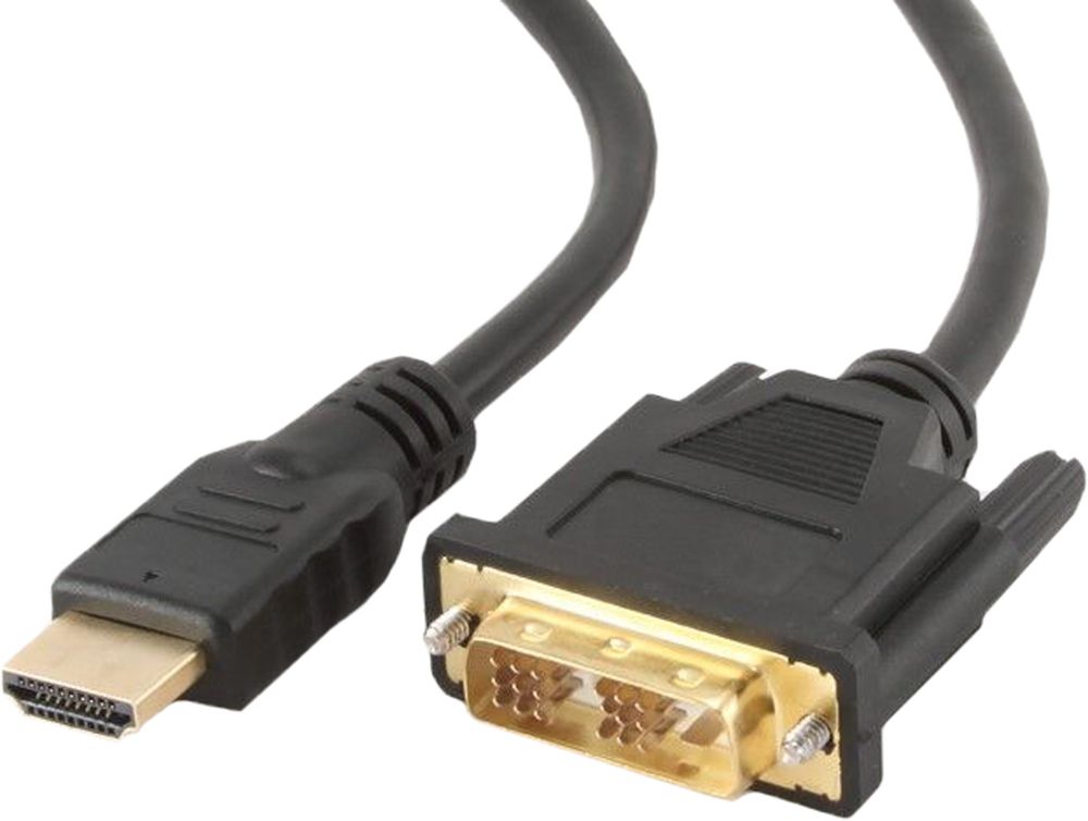 Кабель DVI х HDMI -1,8 метра Gembird (04257) чёрный
