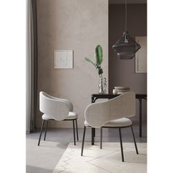 Стул Coastal, букле, дымчато-серый