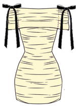 Ирэн мини (Iren mini), платье мини из желтого бифлекса