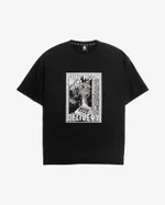 Футболка Hardlunch оверсайз Werewolf черная