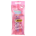 BIC, Silky Touch, одноразовые бритвенные станки, 10 шт.