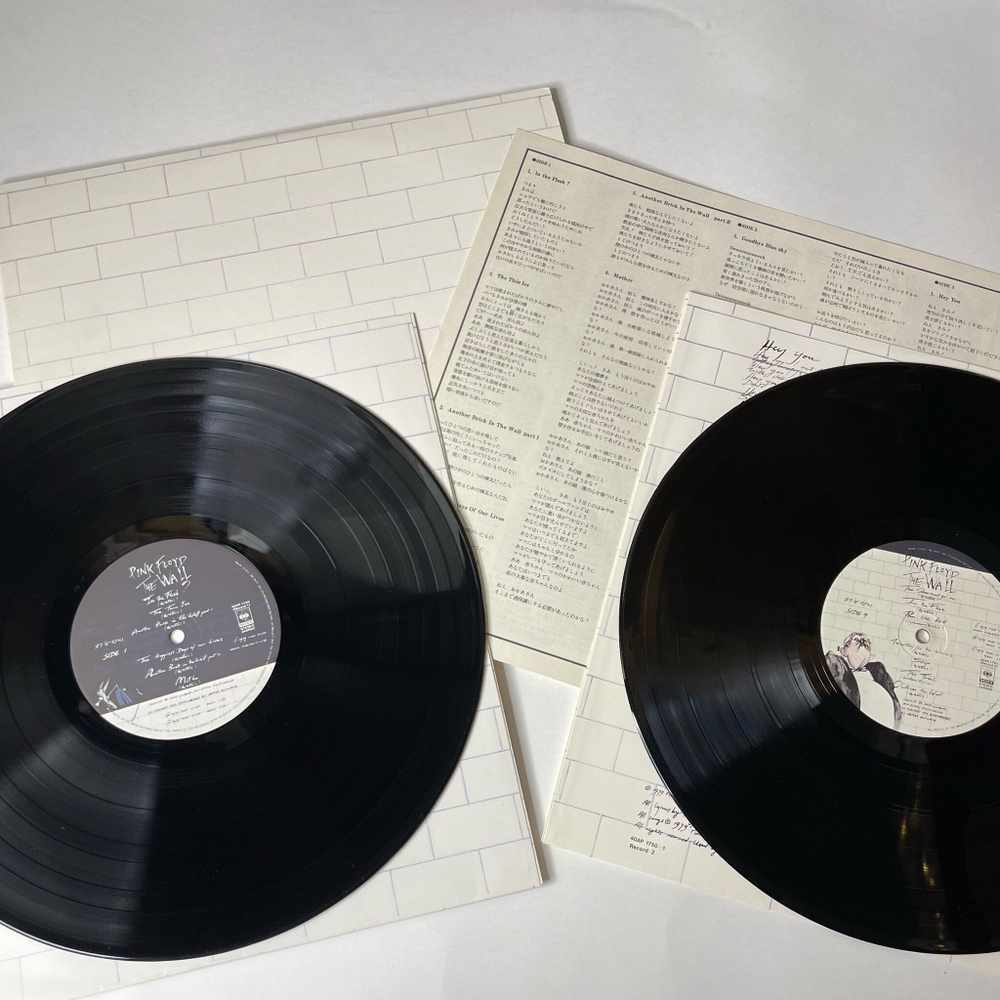 Винтажная виниловая пластинка LP Pink Floyd The Wall (Japan 1979) (No Obi) Goodbye Blue Sky
