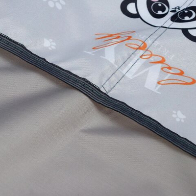 Фартук для труда + нарукавники, 485 х 395/250 х 160 мм, рост 116-146 см, Calligrata, Зверята , серый