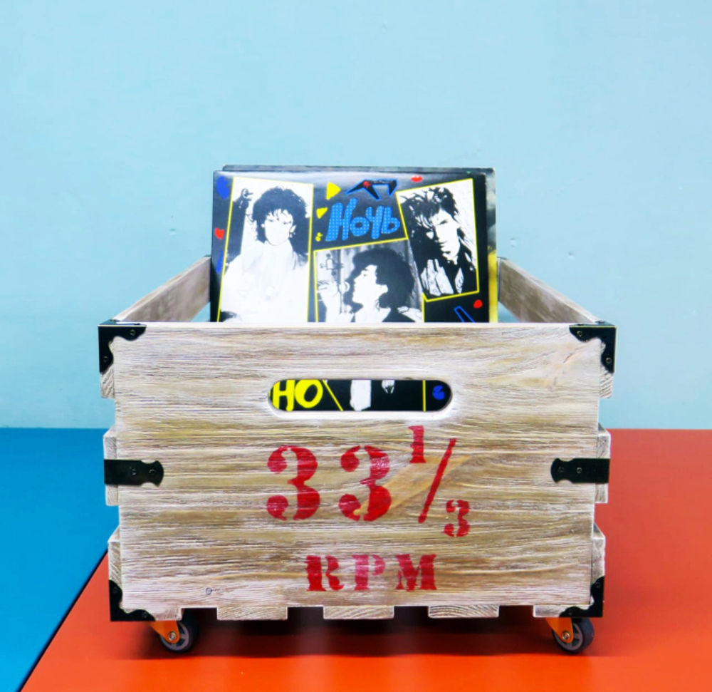 Ящик Для Хранения Пластинок MagicWood (Pale Yellow)