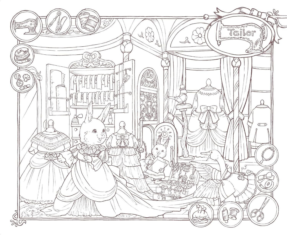 [Vol.6] A friendly squirrel and the residents of the antique town by Mona.