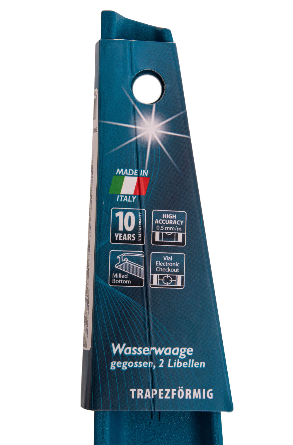 Уровень литой, 500 мм, 2 глазка Gross