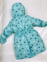 Комбинезон-трасформер детский 2в1 "Слоники" , модель: 72-18 (Rusland) (Цвет: Серый, Размер: 80)