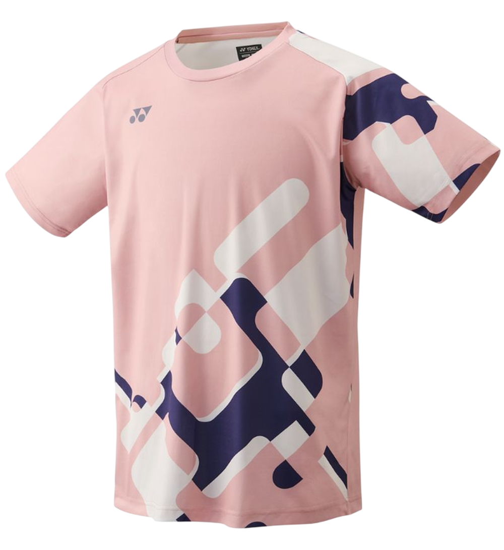 Теннисная футболка Yonex Practice - pink beige