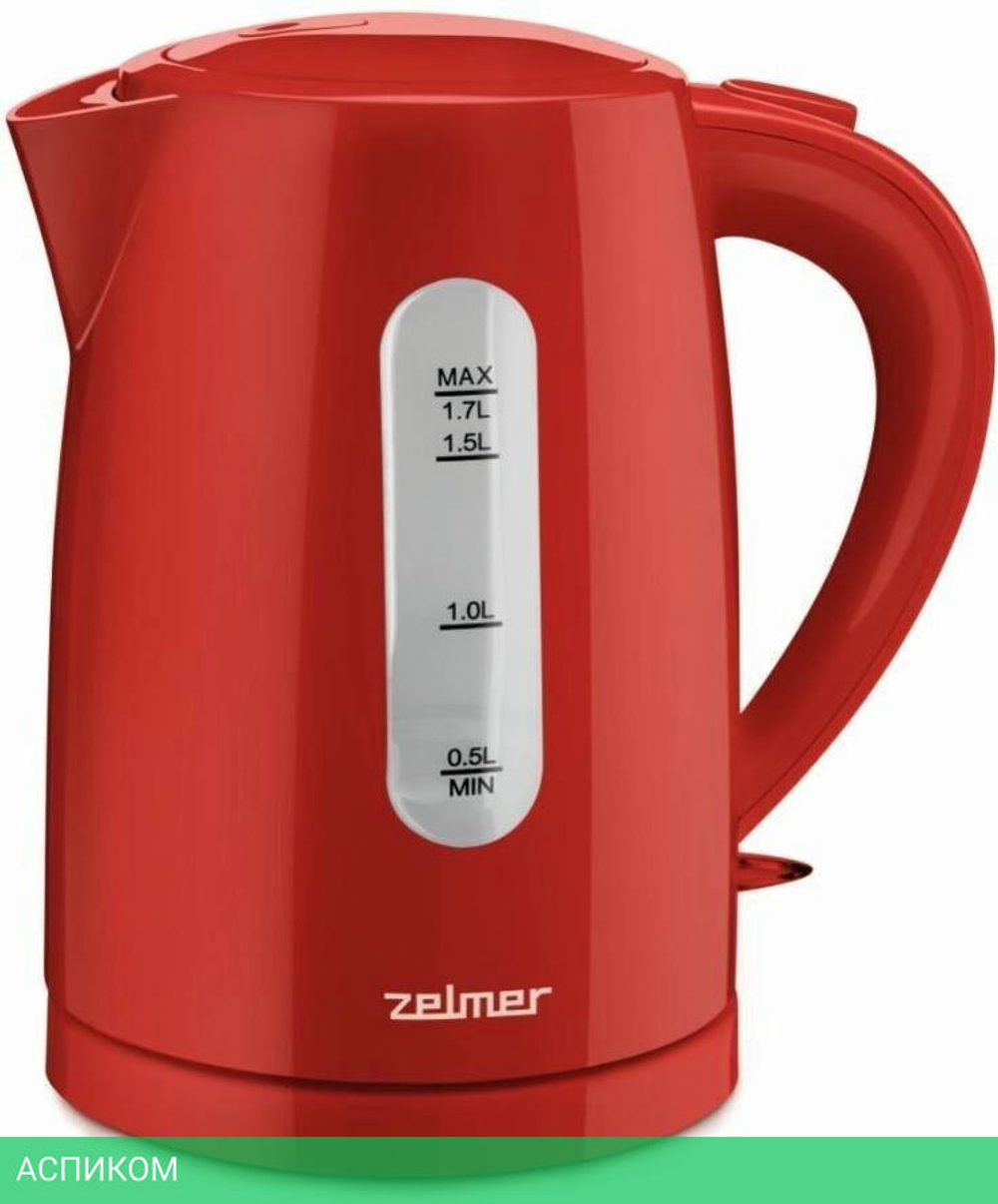 Электрочайник Zelmer ZCK7616R Red (71505149P)