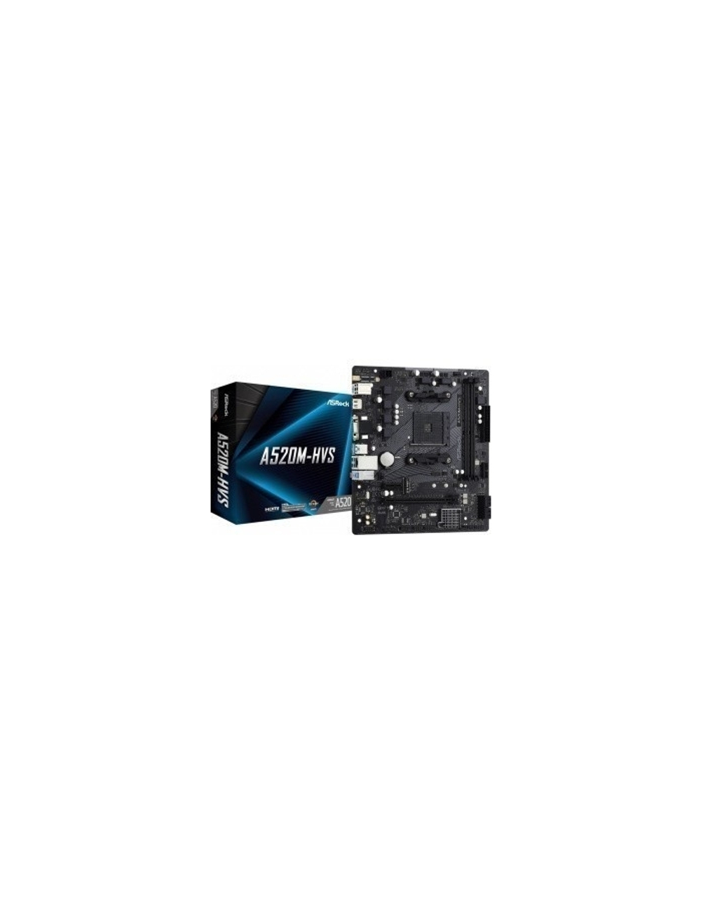 Asrock A520M-HVS (Soc-AM4 AMD A520 2xDDR4 mATX AC`97 8ch(7.1) GbLAN RAID+VGA+HDMI)