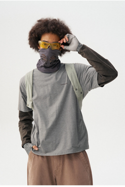 Футболка Nothomme Monterest Regular Logo серый