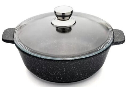 Жаровня АЛА 260 со стеклянной крышкой