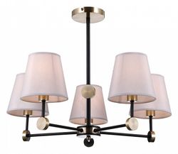 Люстра на штанге ILLUMICO CASTOR IL0394-5CSQ-24 BK AB CASTOR