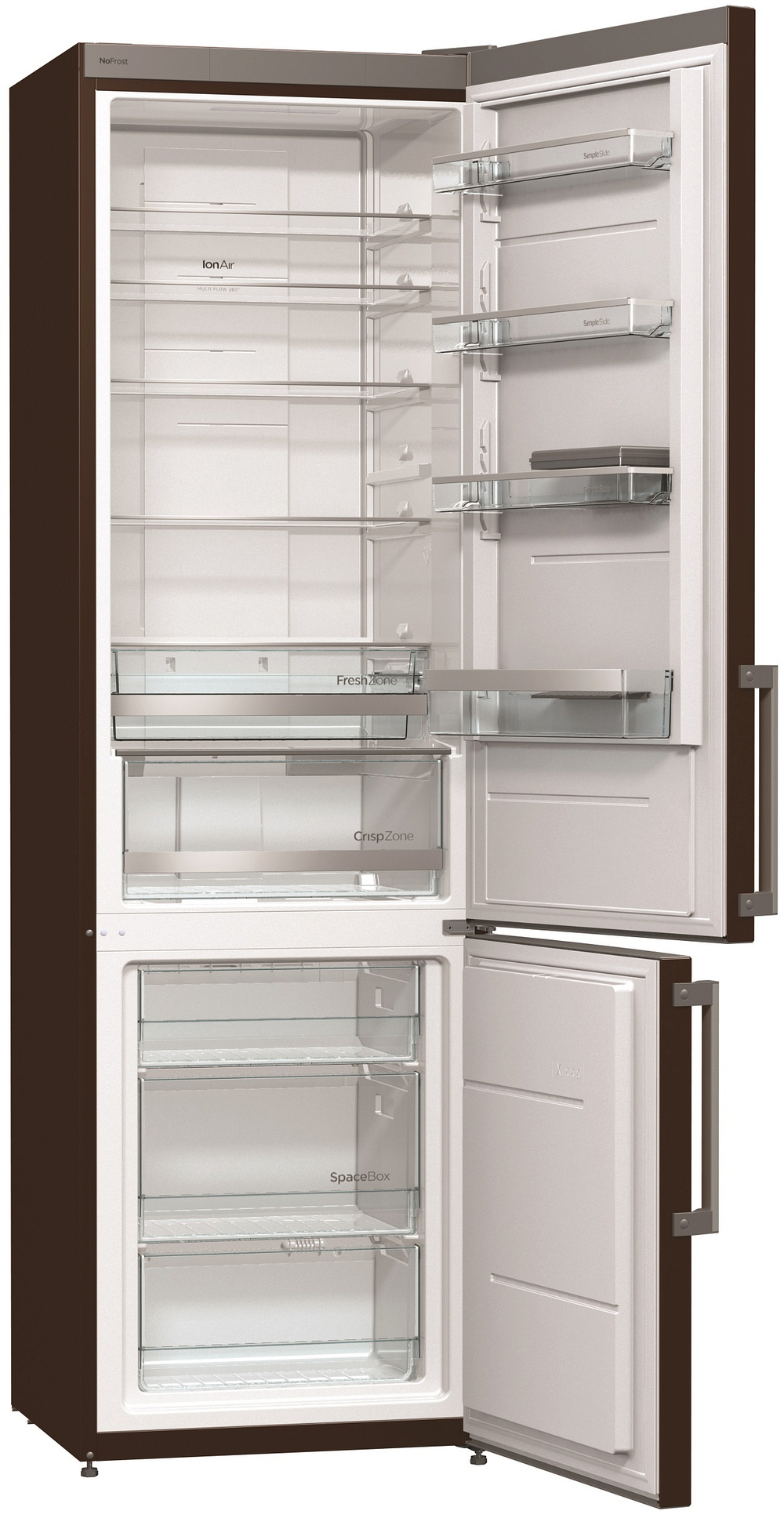 Отдельностоящий двухкамерный холодильник Gorenje NRK 6201 MCH