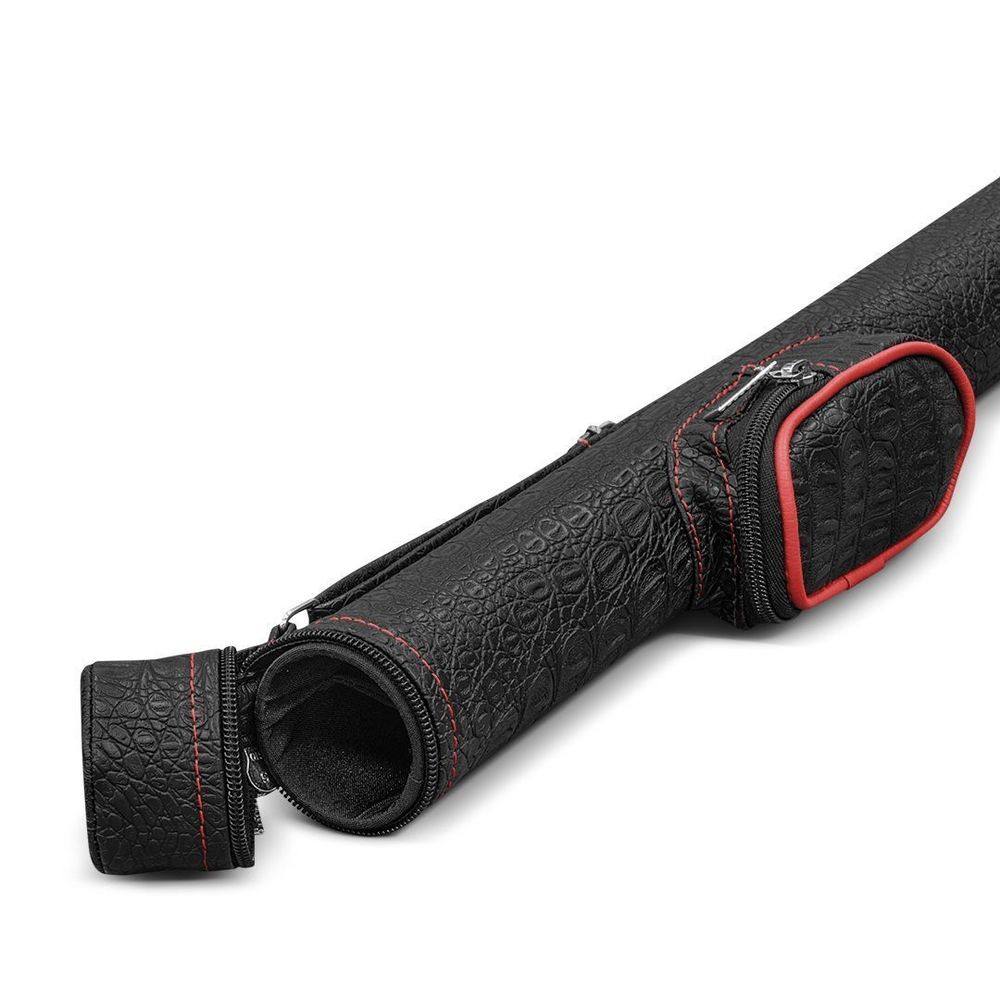 Тубус для кия "Winner Classic 1/1" 85 см (черно-красный/кроко)