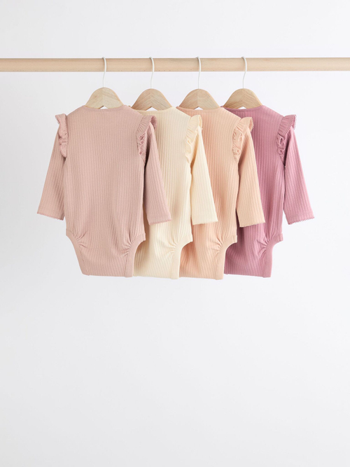 Боди с длинным рукавом для малышей Next Q95-122, Розовый