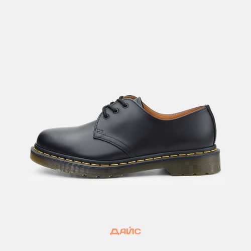 Ботинки Dr. Martens 1461 Yellow Stitch Smooth артикул:11838002 - купить в магазине Дайс