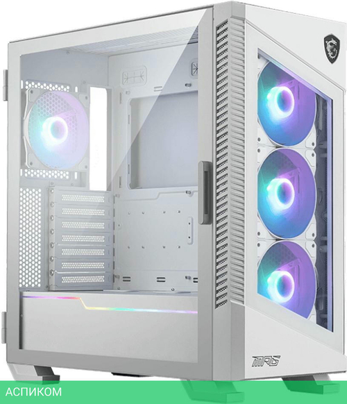 Корпус MSI MPG Velox 100R без БП White (306-7G18W21-809)