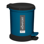 Ведро для мусора с педалью 7л цвет бирюзовый, устойчивое