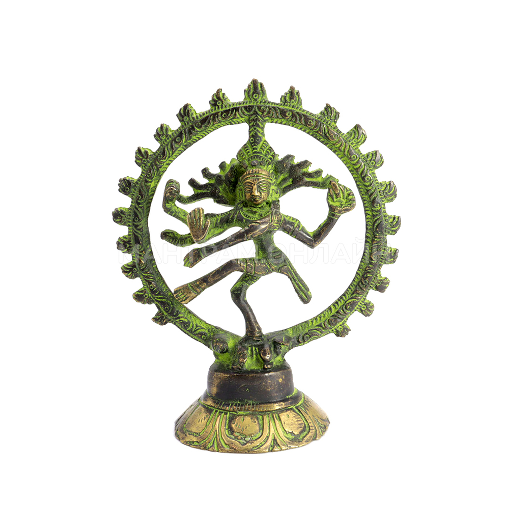 Статуэтка Натарадж танцующий бронза 11 х 13 см