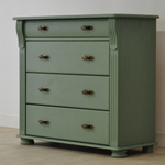 Комод 91х42х85, Susanna, с ящиками для одежды, деревянный, для детской, прихожей, спальни, массив сосны, в викторианском стиле, Dipriz