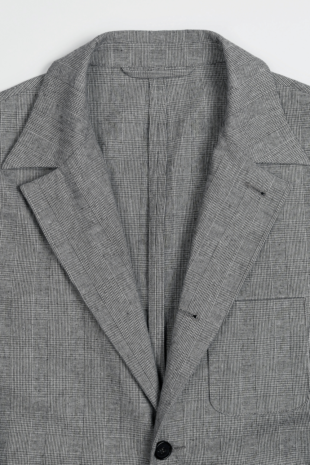 Пиджак-рубашка Glen Check (в клетку) серо-синий