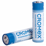 Батарейки алкалиновые "пальчиковые" комплект 40 шт. CROMEX Alkaline АА (LR6 15А) в коробке