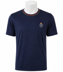 Теннисная футболка Monte-Carlo Country Club MCCC Patch & Print - navy