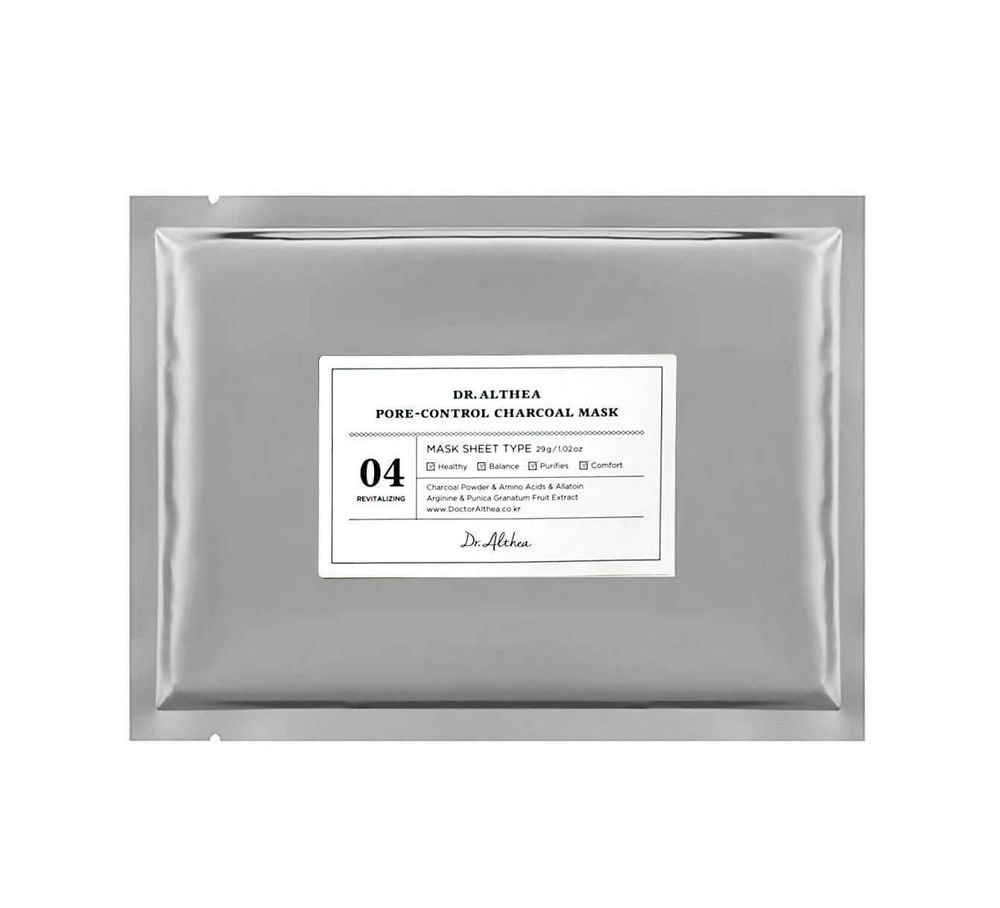 Тканевая маска для лица Dr.Althea Pore-Conrtol Charcoal Mask