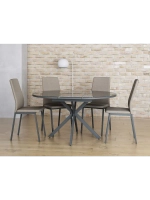 Стол кухонный обеденный круглый раздвижной 100х100х75,5 см