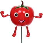 Фигура на спице «Веселый помидор» 60см (фигурка 11 см)