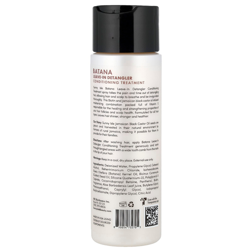 Sunny Isle, Batana, несмываемое средство для распутывания волос, 236,58 мл (8 жидк. унций)