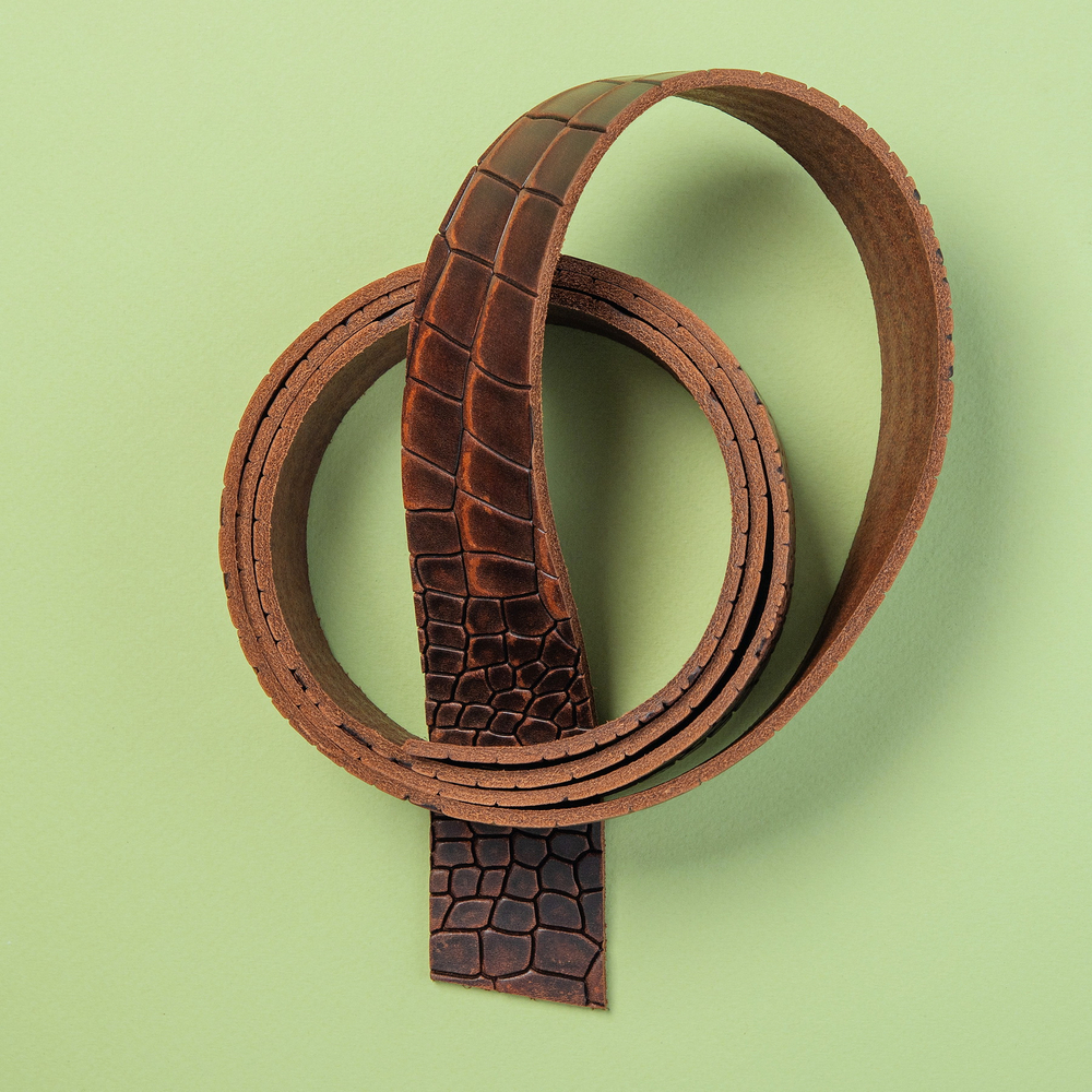 Ременная заготовка Тусон цв. Коньячный / Tucson Cognac, толщ. 3,5+ мм