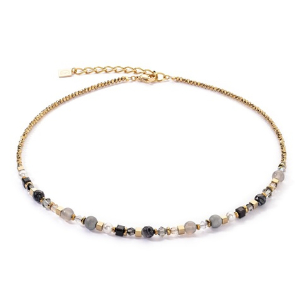 Колье Coeur de Lion Grey-Gold 4345/10-1216