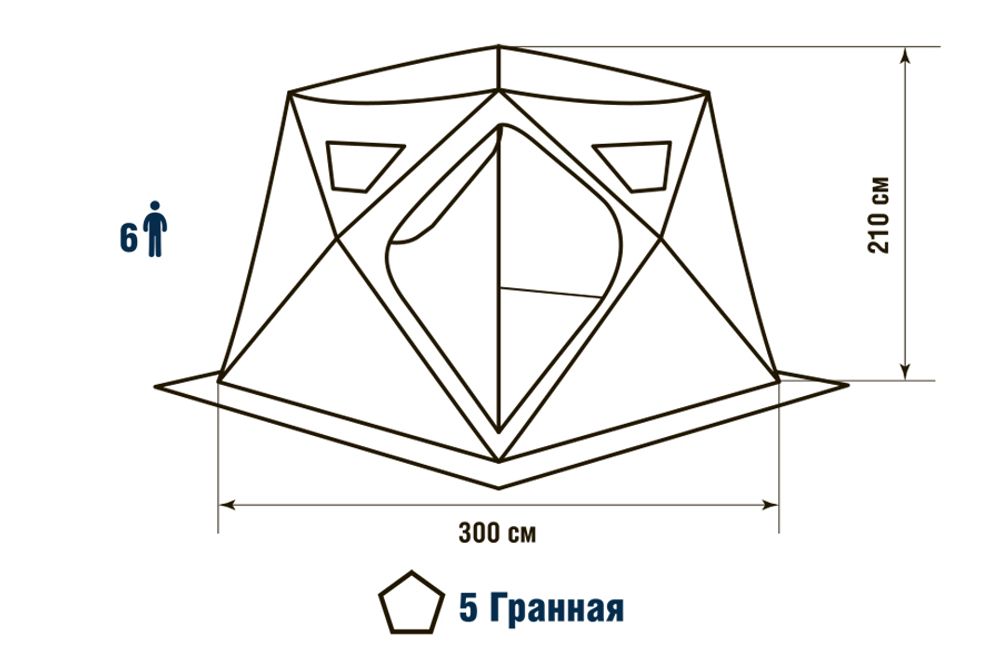 Палатка HIGASHI Chum