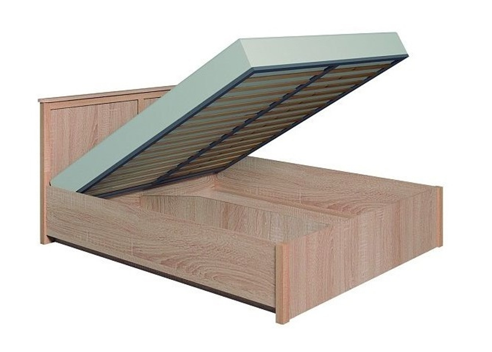 Кровать с подъемным механизмом Sherlock 43.2 140х200, дуб сонома