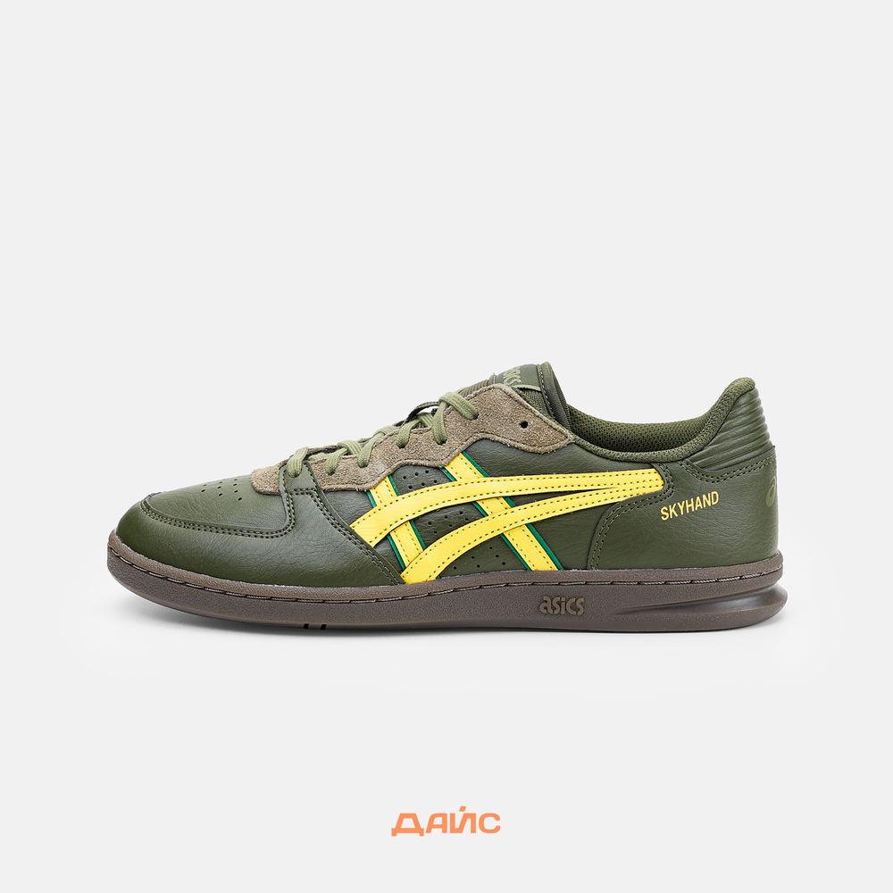Кроссовки Asics Skyhand OG "Olive Canvas Thai Chi Yellow"